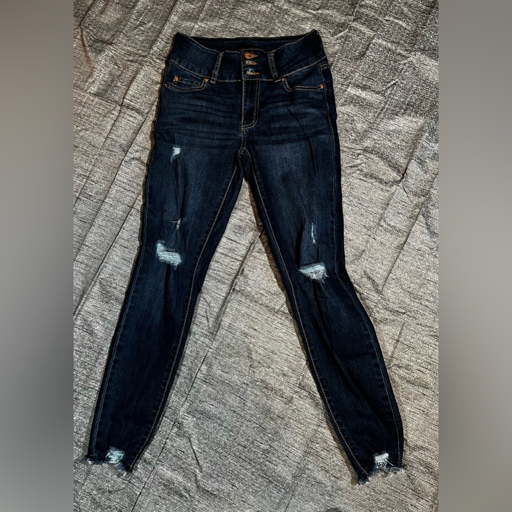 Kendal + Kylie Distressed Jeans